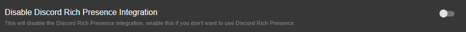 Discord RPC Checkbox