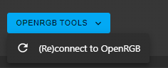 OpenRGB Connect Button