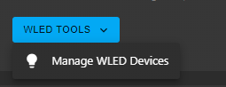 WLED Manage Devices Button